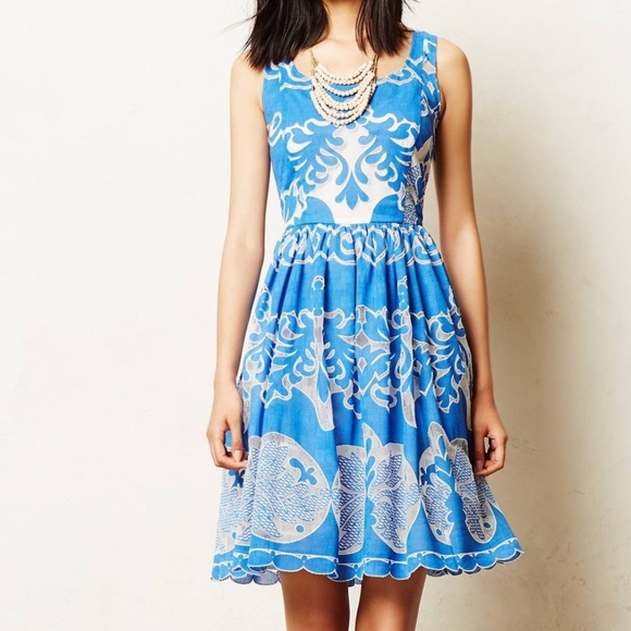 Anthropologie | Dresses | Nwot Anthropologie By Tracy Reese Azure Lace Dress  | Poshmark